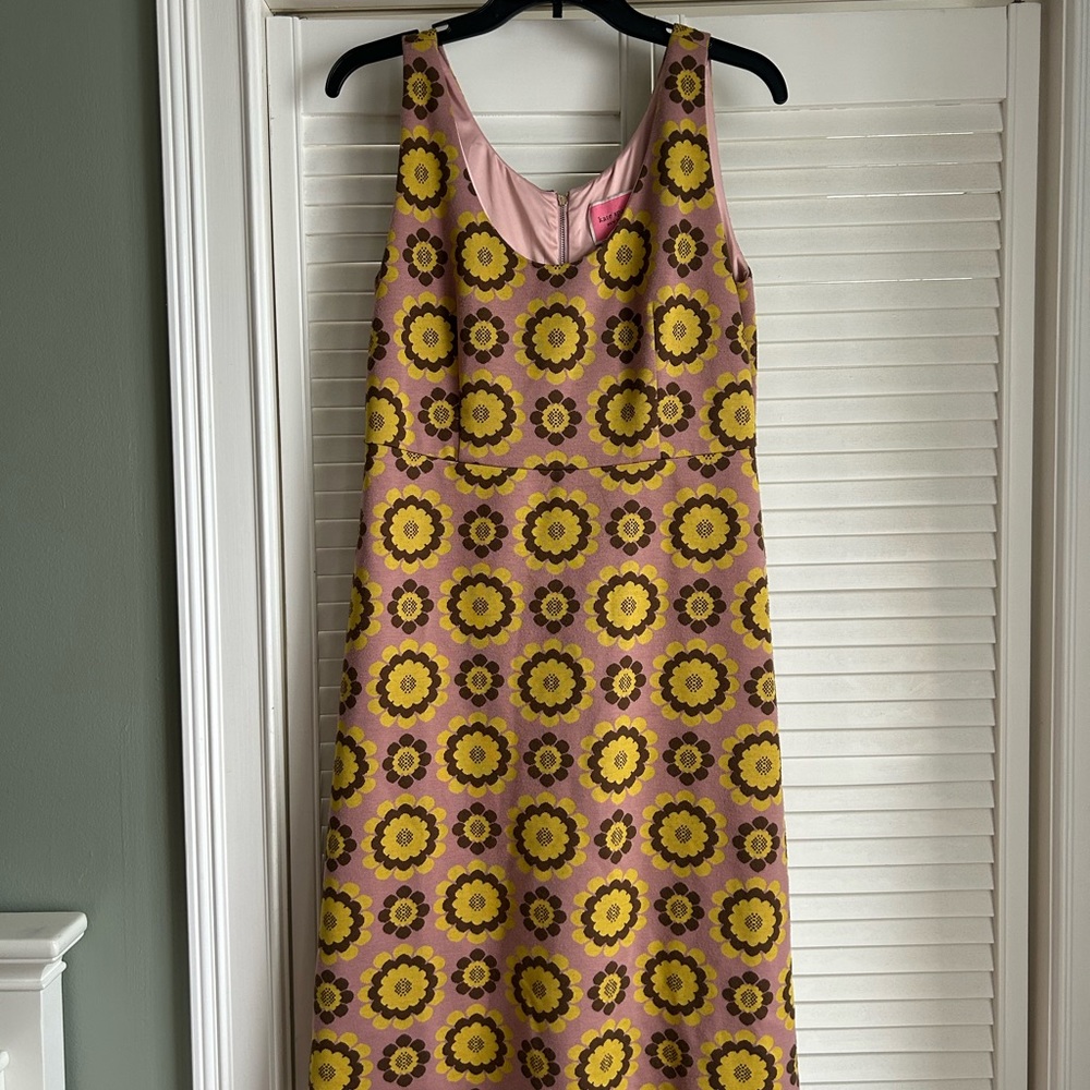 Kate Spade Geo Floral Dress Size 10